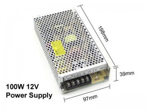 12V 8A 100W power supply