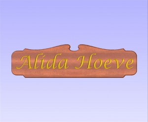 Naambord Alida Hoeve (2)